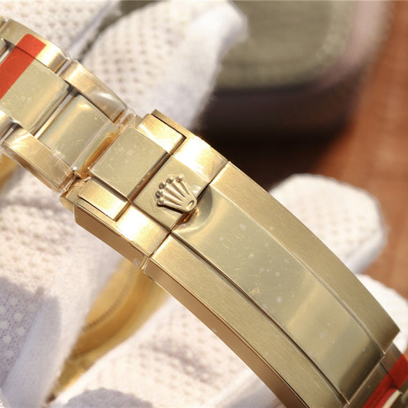 Golden Blue Red Diamond Black Dial 40mm N1938