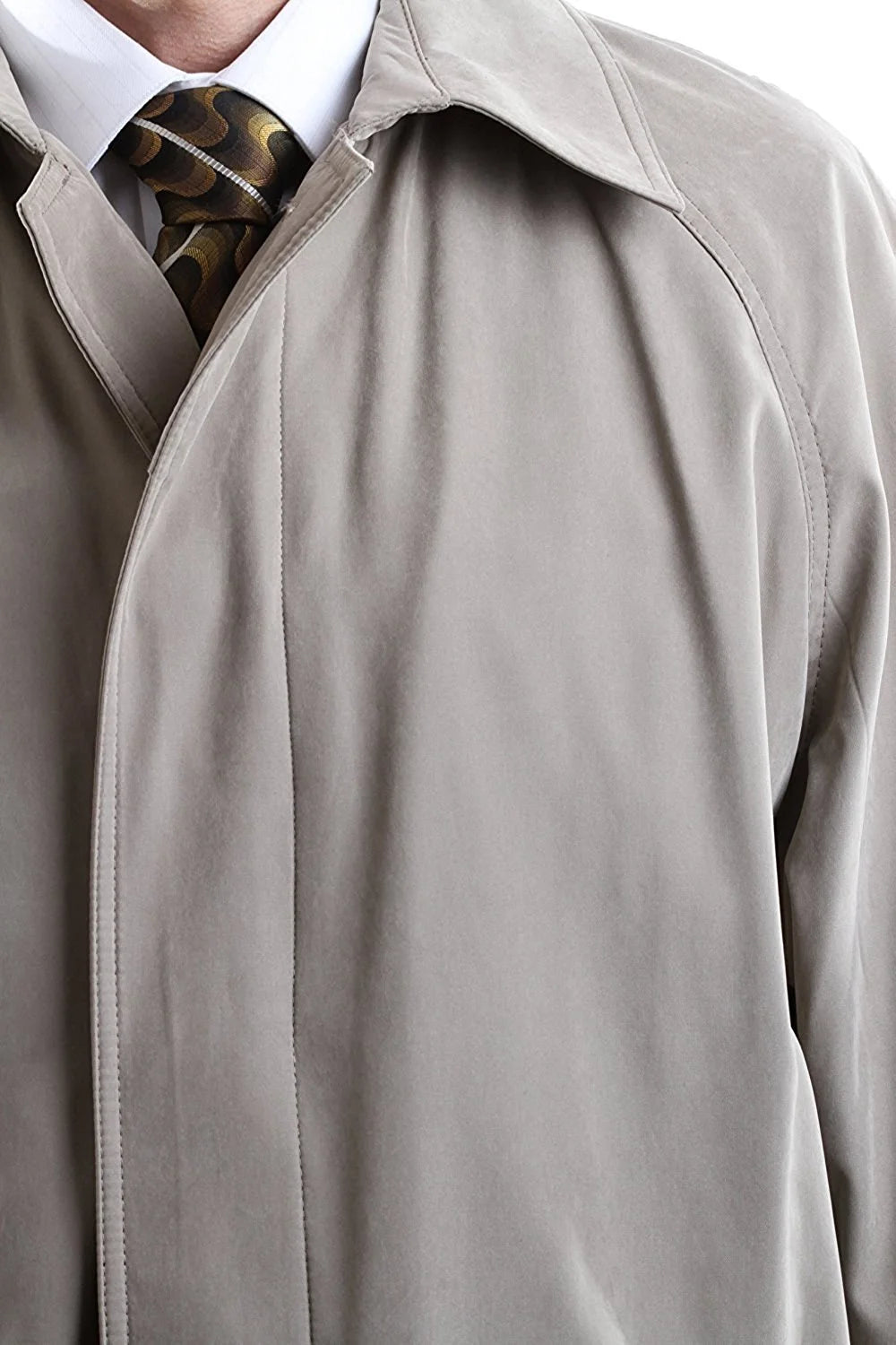 Taupe Full Length Raincoat D15799