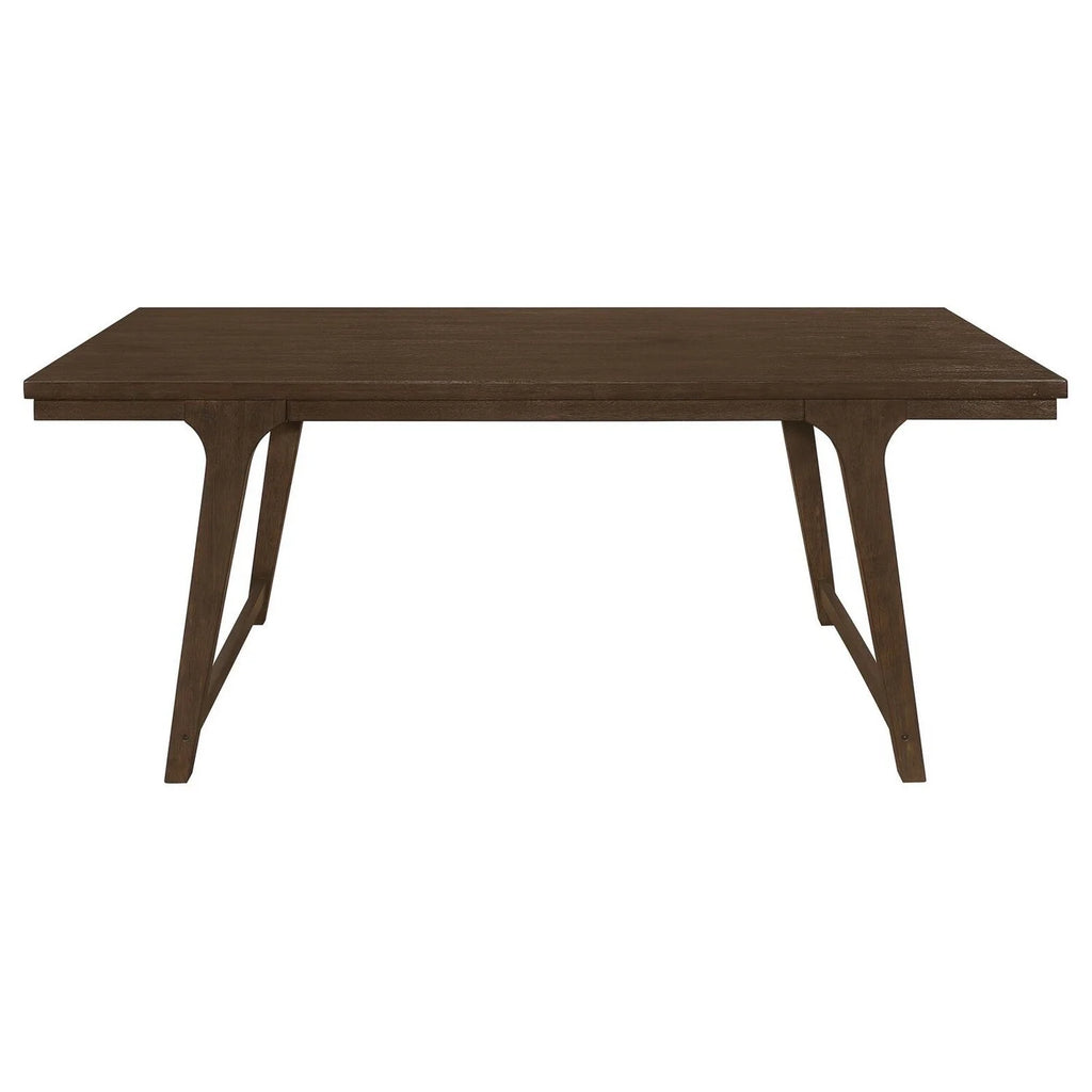 Brown 6 Seater Hardwood Dining Table F241453