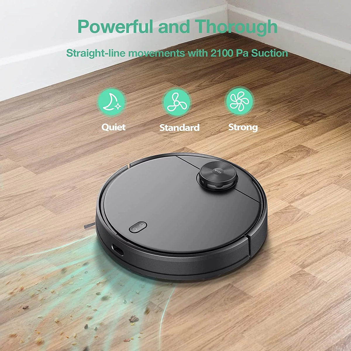 Robot Vacuum with LiDAR Room Mapping, 2,100Pa Suction, Wi-Fi Connected R700