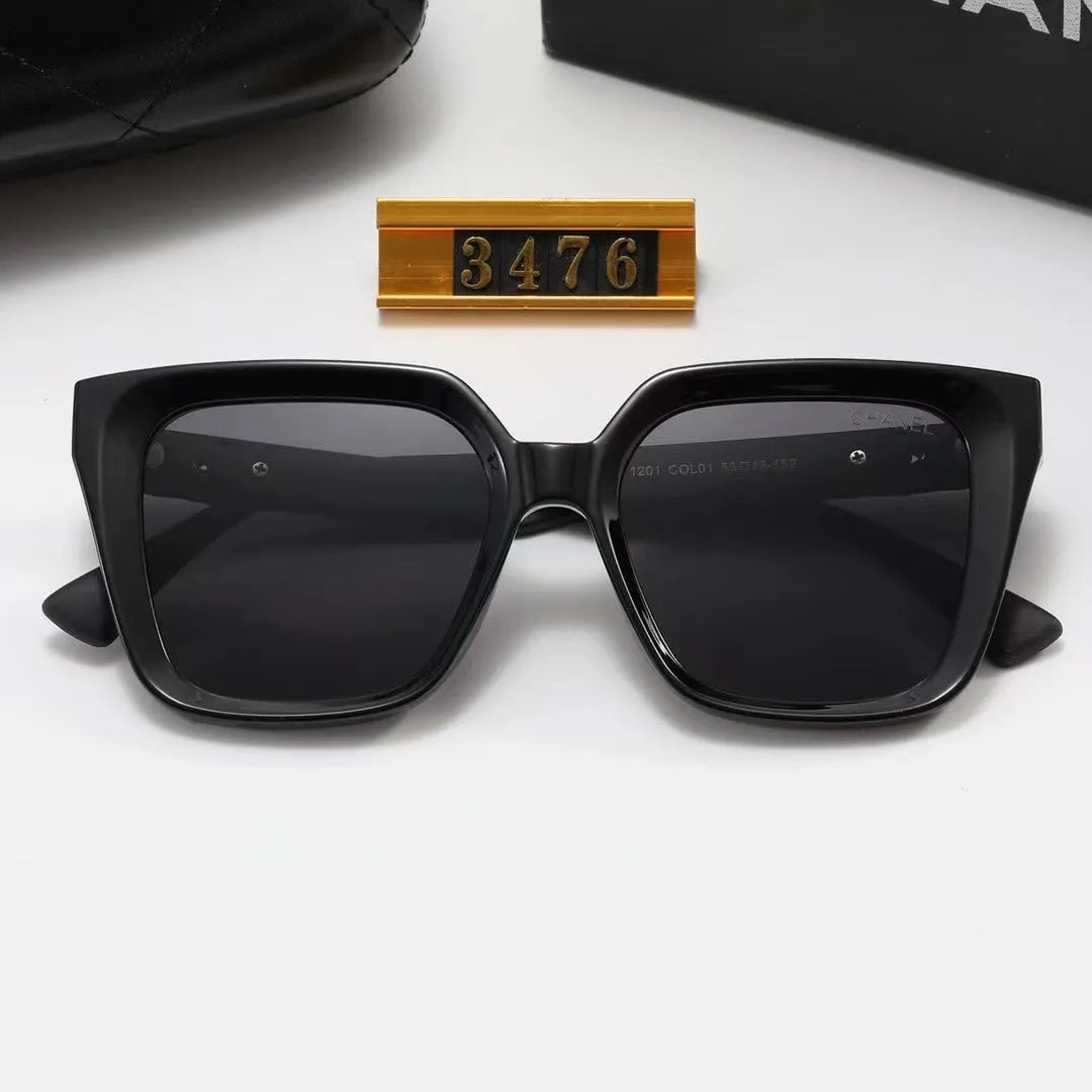 Double C Rhombic Temple Polarized Sunglasses Z252663