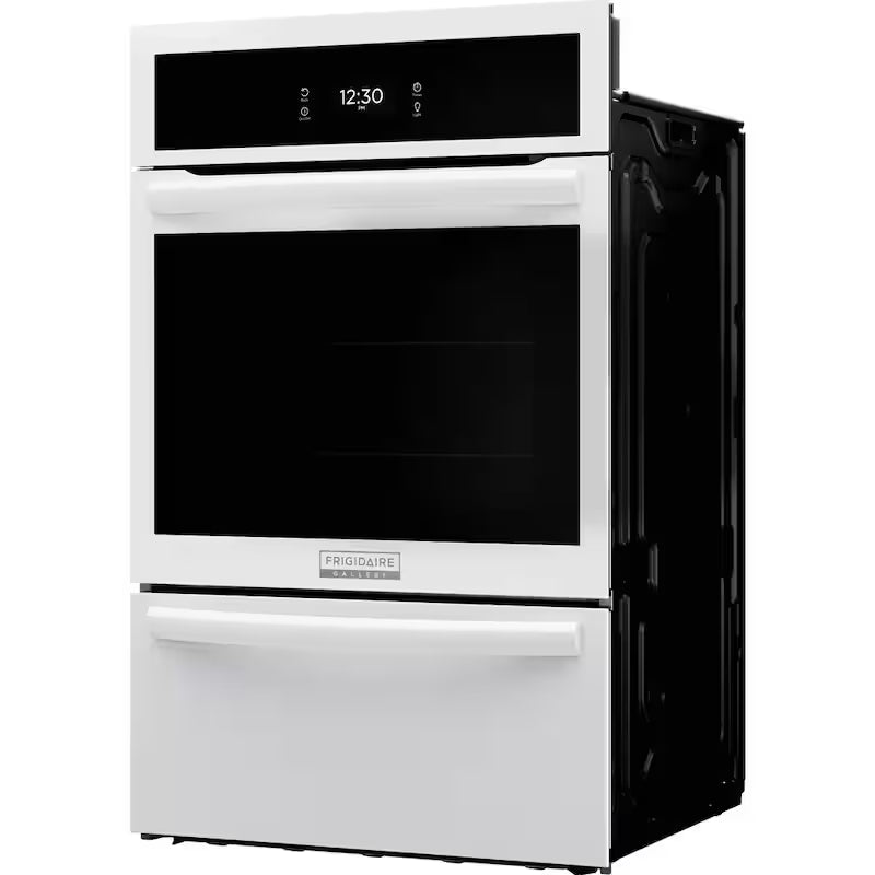 24 in. Single Gas Built-In Wall Oven with Air Fry Self-Cleaning in White P70791