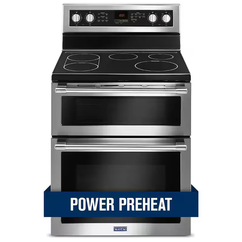 6.7 cu. ft. Double Oven Electric Range with Convection Oven F8037