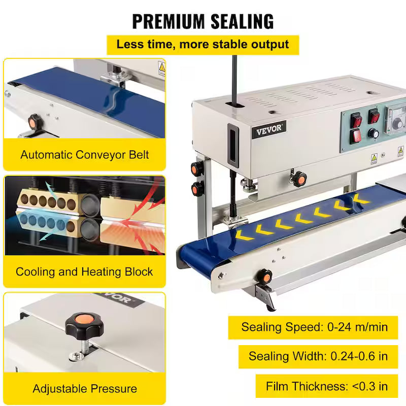 Continuous Band Sealer Vertical Sealing Machine J29450