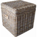 Wicker End Table Trunk G41398