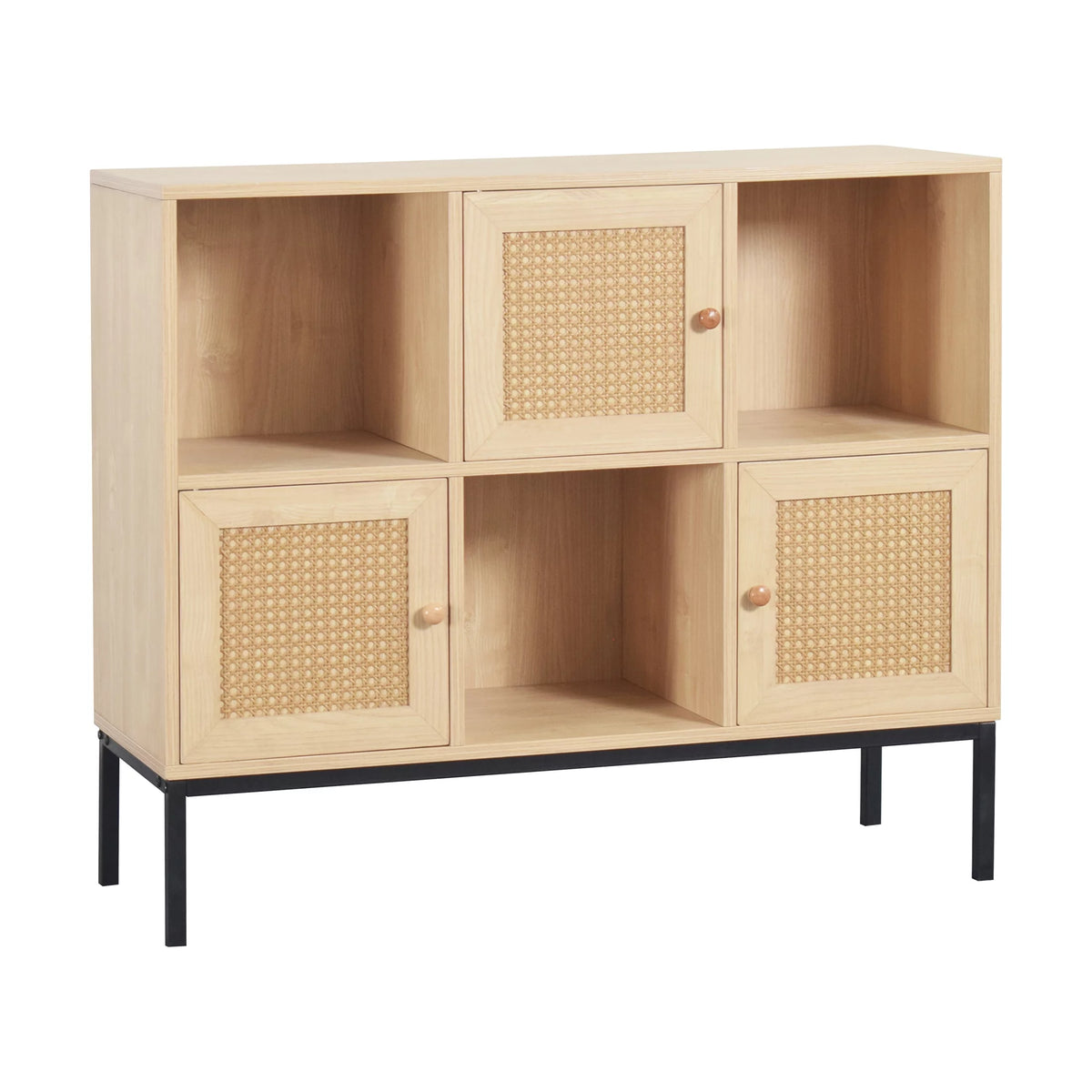 Cube Organizer Display Shelf with 3 Drawers J732832