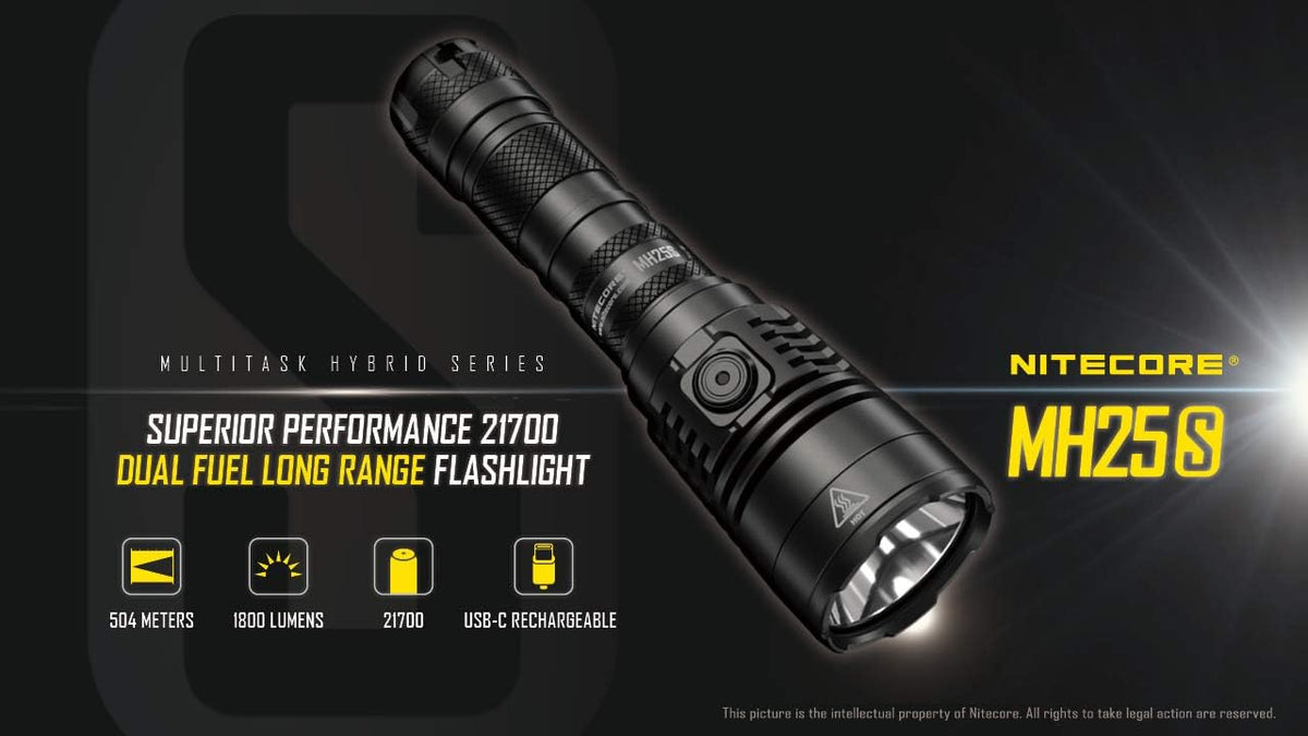 1800 Lumen Rechargeable Tactical Flashlight B53083