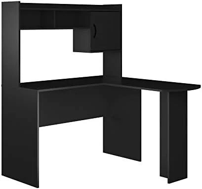 L-Shaped Desk With Hutch R960