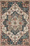 Blue Red 7'9 x 9'9 Rug K690