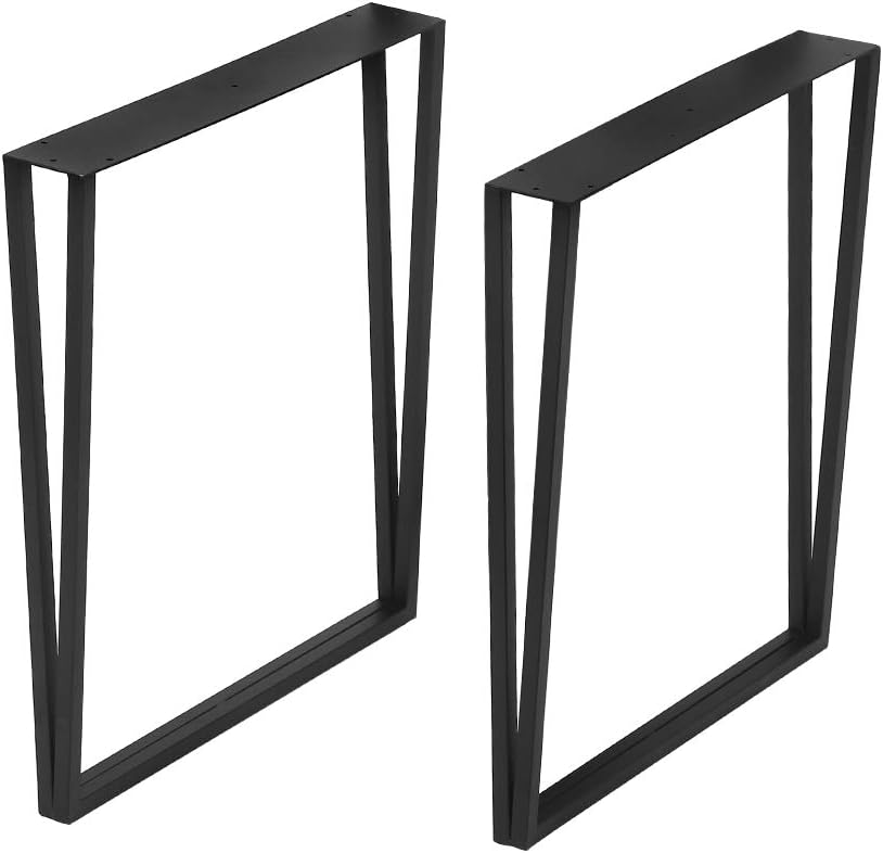 Black Metal Table Legs 28” Height 2 PCS T97496