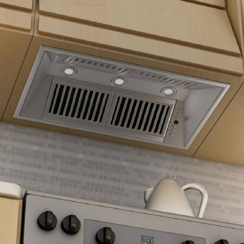 28 in. 400 CFM Stainless Steel Range Hood Insert Q45910
