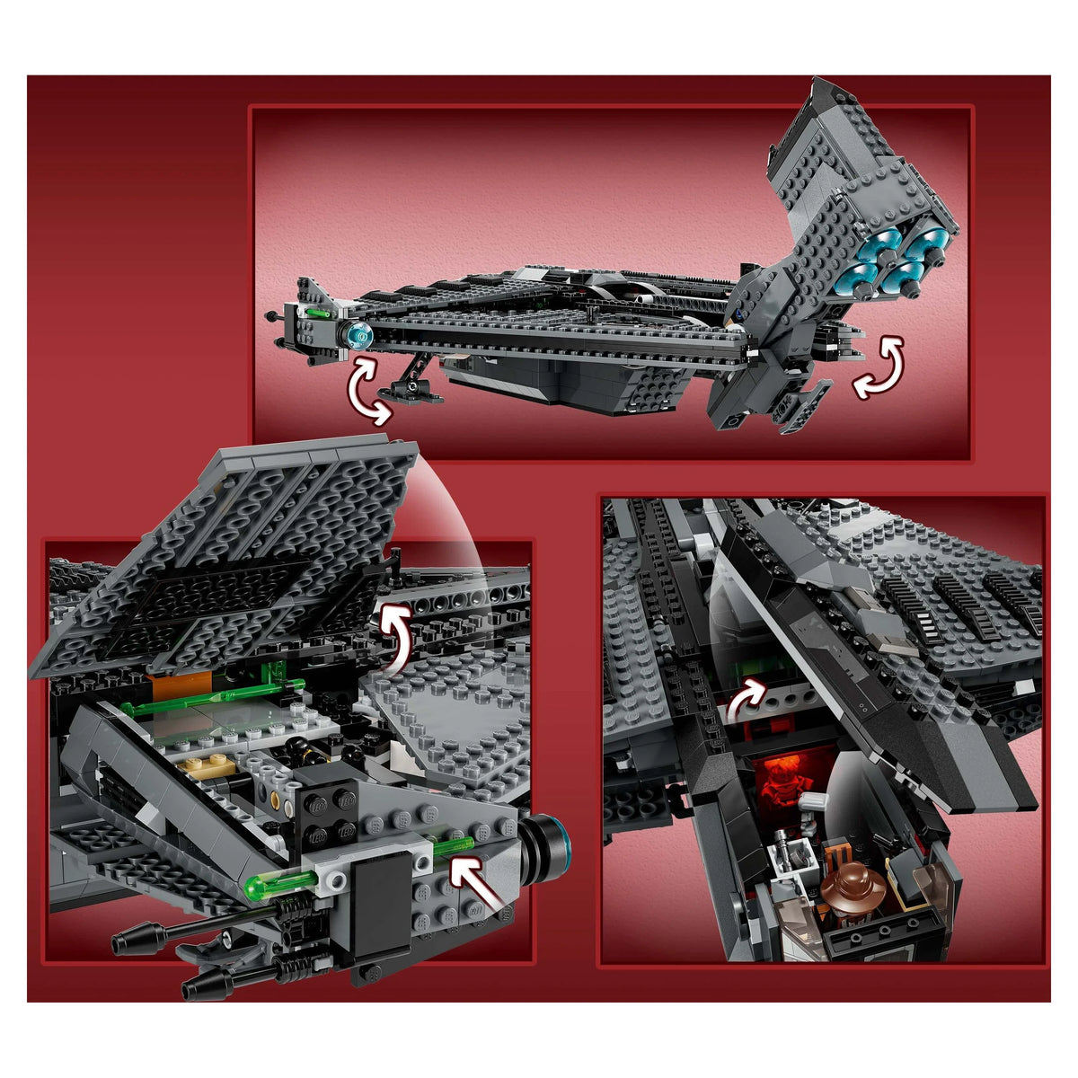 LEGO Star Wars Buildable Starship with Minifigure and Droid V5741