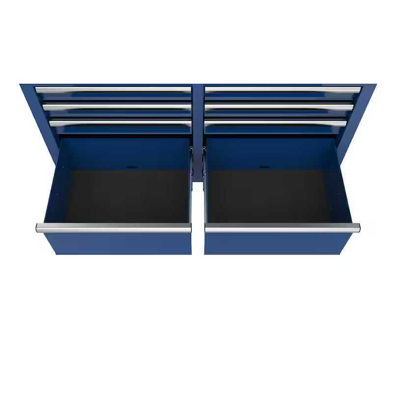 46 in. Gloss Blue Mobile Workbench Cabinet N8117