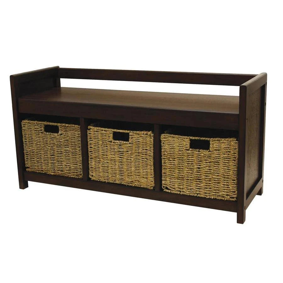 Walnut Storage Bench J16555