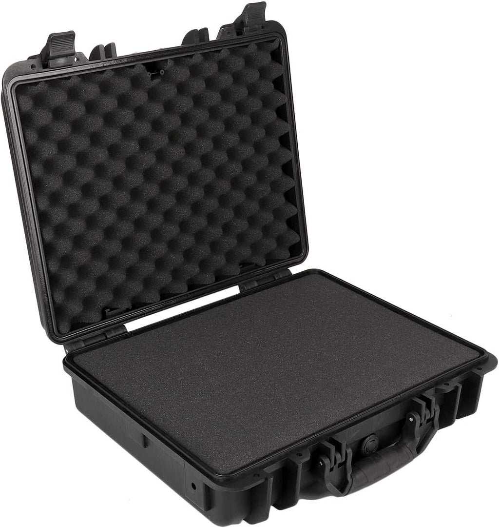 Black Waterproof Hard Camera Case with Foam Insert H6179