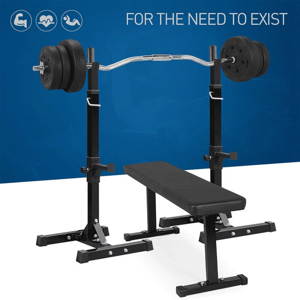 55lb Black Barbell Dumbbell Weightlifting Set B669092