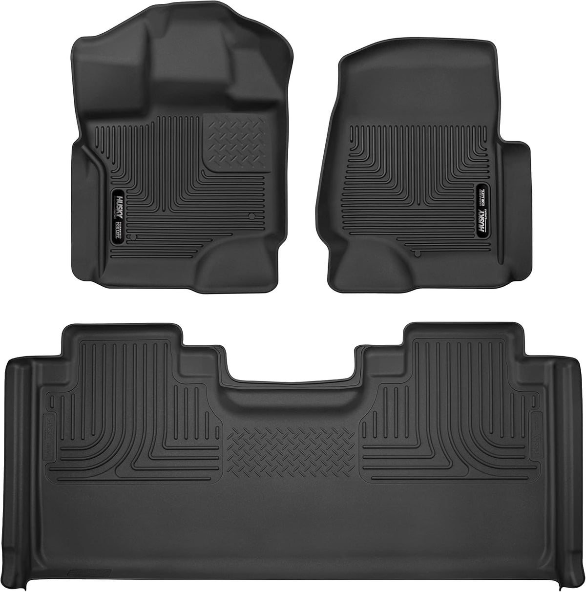 Black Front & 2nd Seat Floor Liners 3 Pcs E512486