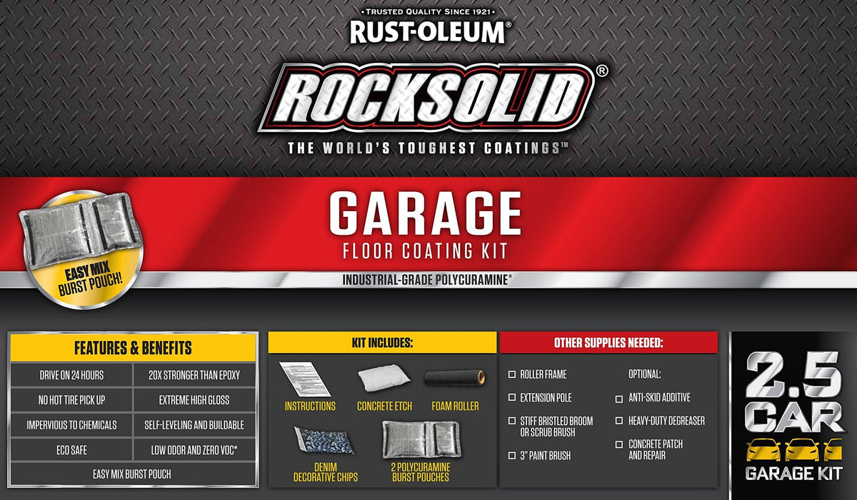 2.5 Car Garage Floor Coating Kit K528