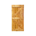42 in. x 84 in. Solid Pine Wood Interior Sliding Barn Door Slab Z80397