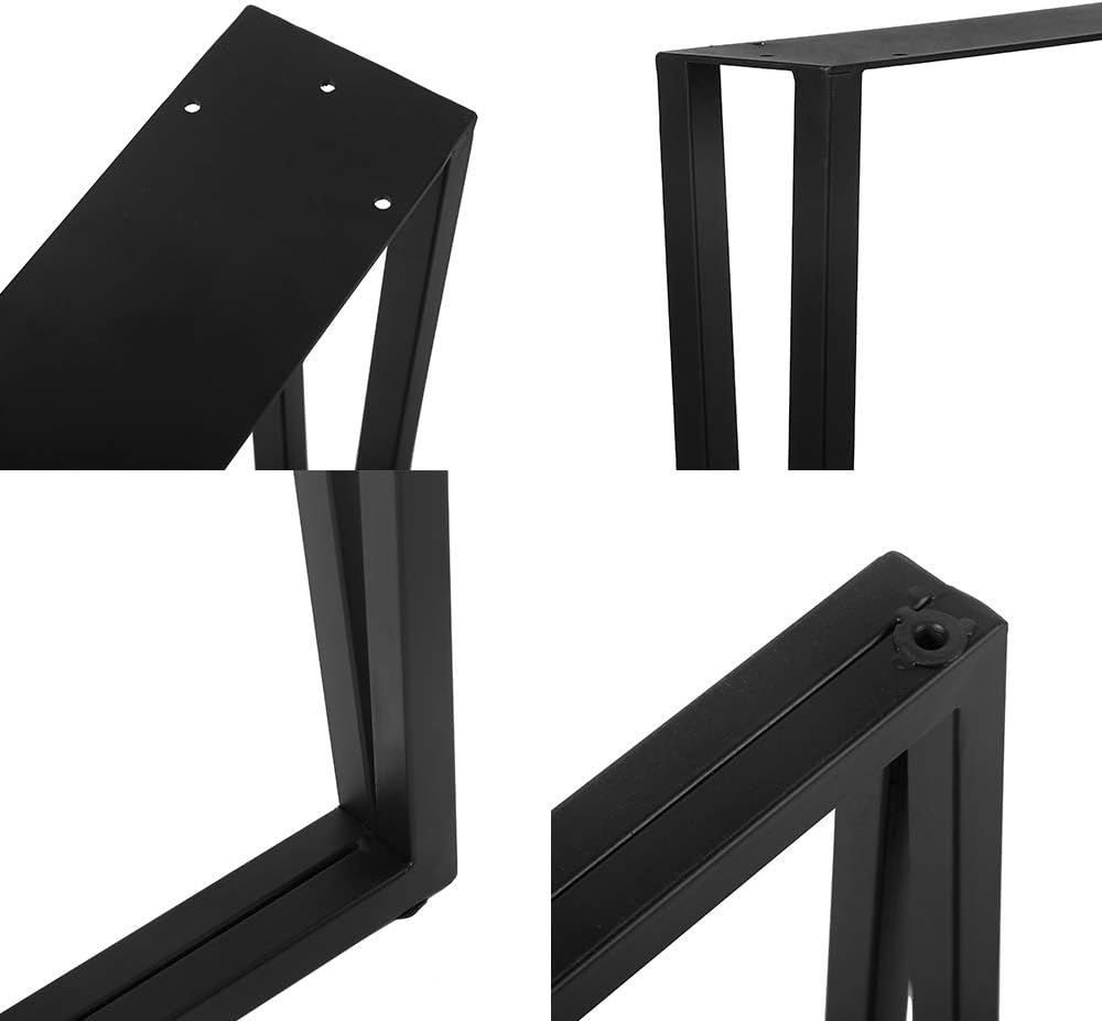 Black Metal Table Legs 28” Height 2 PCS T97496