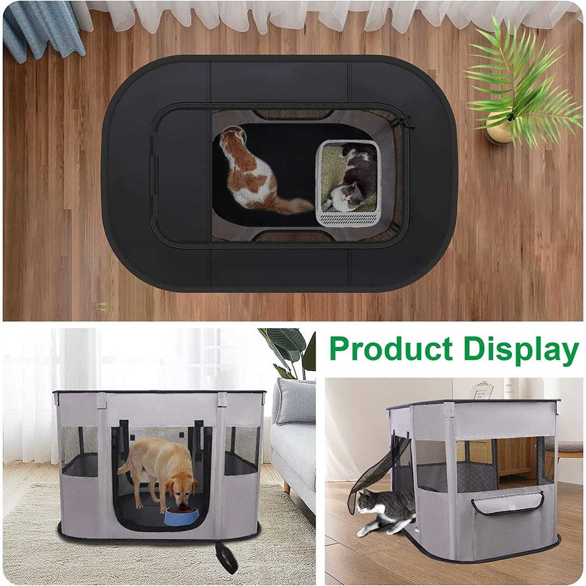 Portable Collapsible Pet Playpen C21930