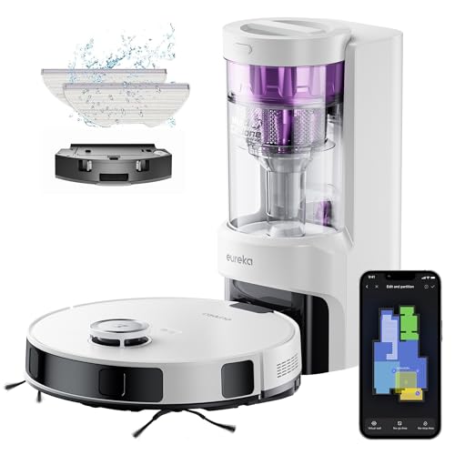 Robot Vacuum and Mop Combo with Self Emptying Station I283828