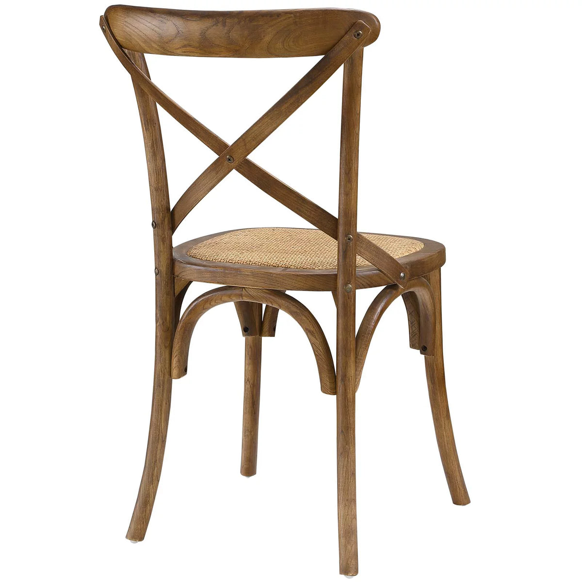 Walnut Dining Side Chair Set of 2 Y161