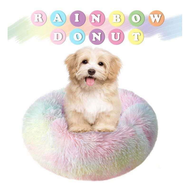 Round Plush Donut Pet Bed S5061