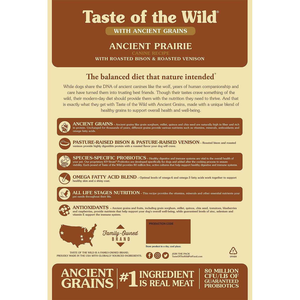 Ancient Prairie Dog Food F56968