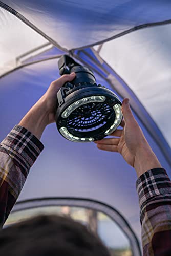 Black Camping Lantern with Fan U201428