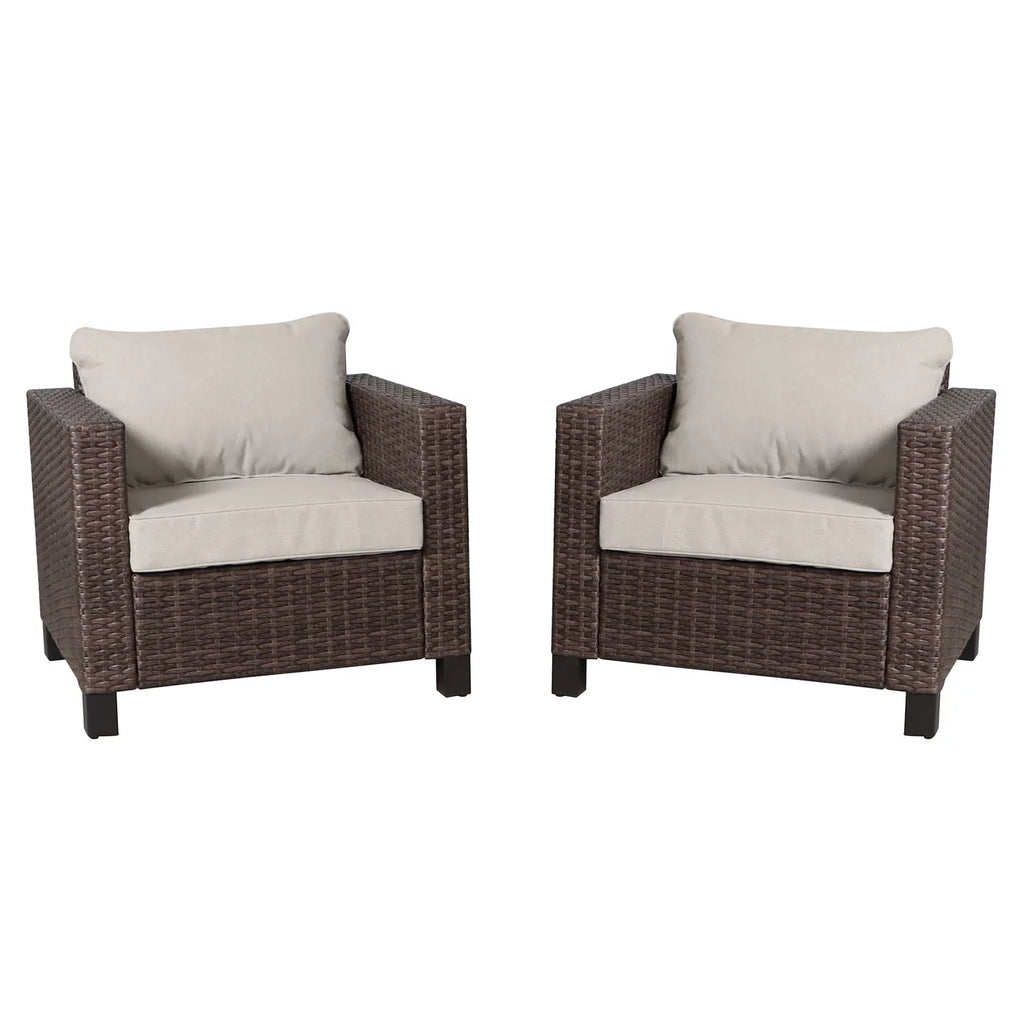 Gray Outdoor Club Chair 2 Pack T277