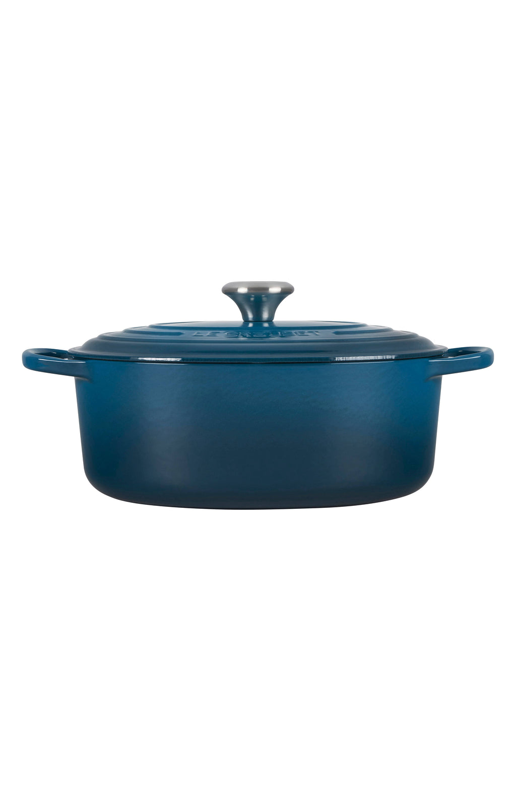 Cast Iron 6.75-Quart Deep Teal Oval Dutch Oven I999331