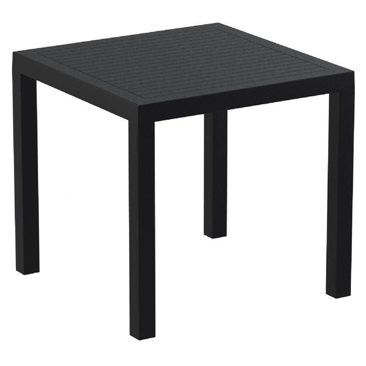 Black Resin Square Dining Table 31 inch W57285