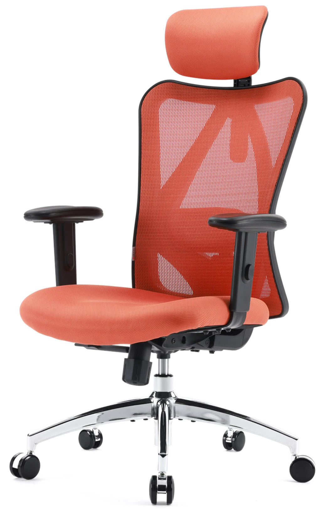 Black Ergonomic Mesh Office Chair with Adjustable Lumbar Support H20050