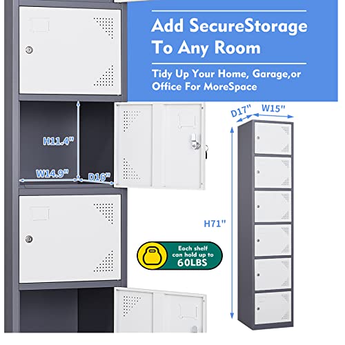 Metal 5 Door Steel Storage Locker P725