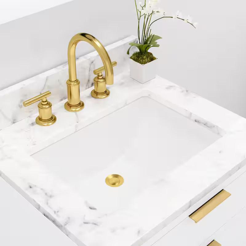 Adjustable Widespread 2-Handle High Arc Lavatory Faucet H18589