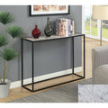 Black Faux Marble Console Table B87877