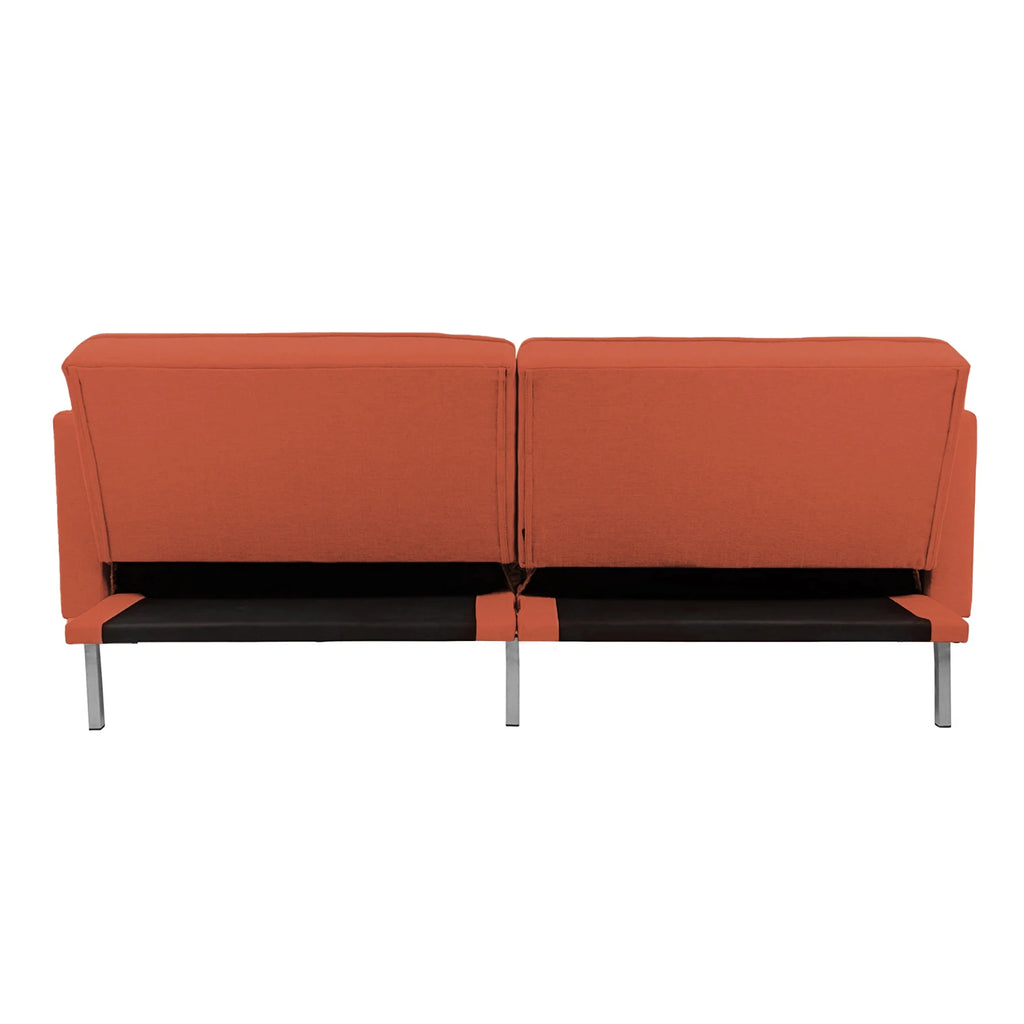 74.8" Linen Convertible Futon Sofa Bed C9803