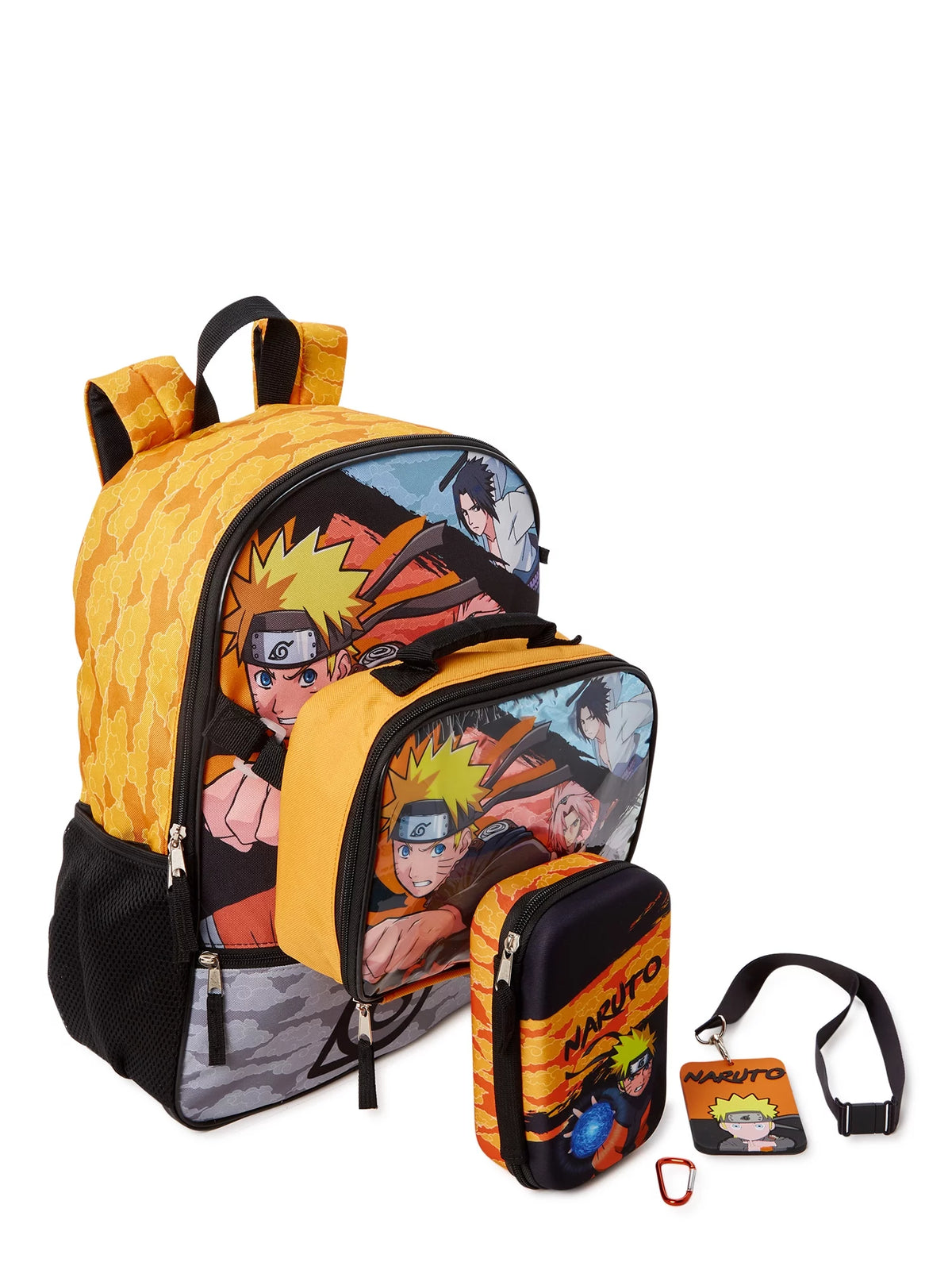 Kids’ Backpack with Lunch Bag 4-Piece Set Multi-Color W55851