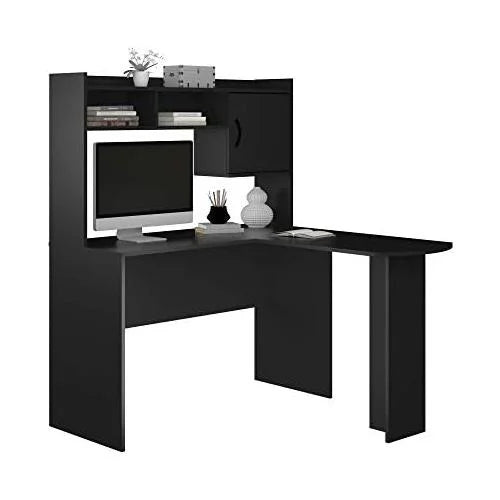 L-Shaped Desk With Hutch R960