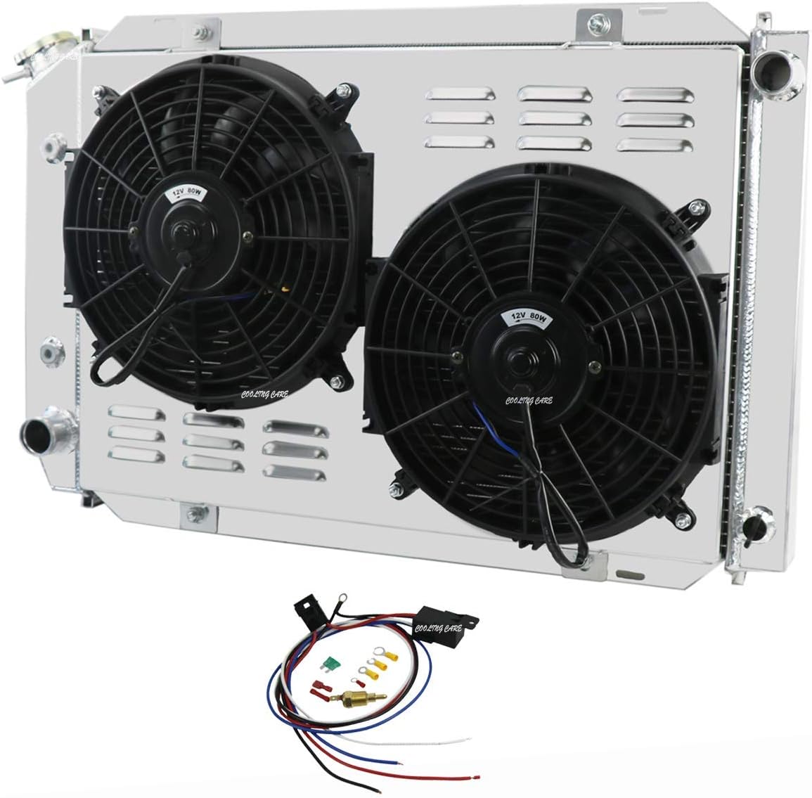 3 Row Core Radiator with Shroud and 2 x 12'' Fan Z382