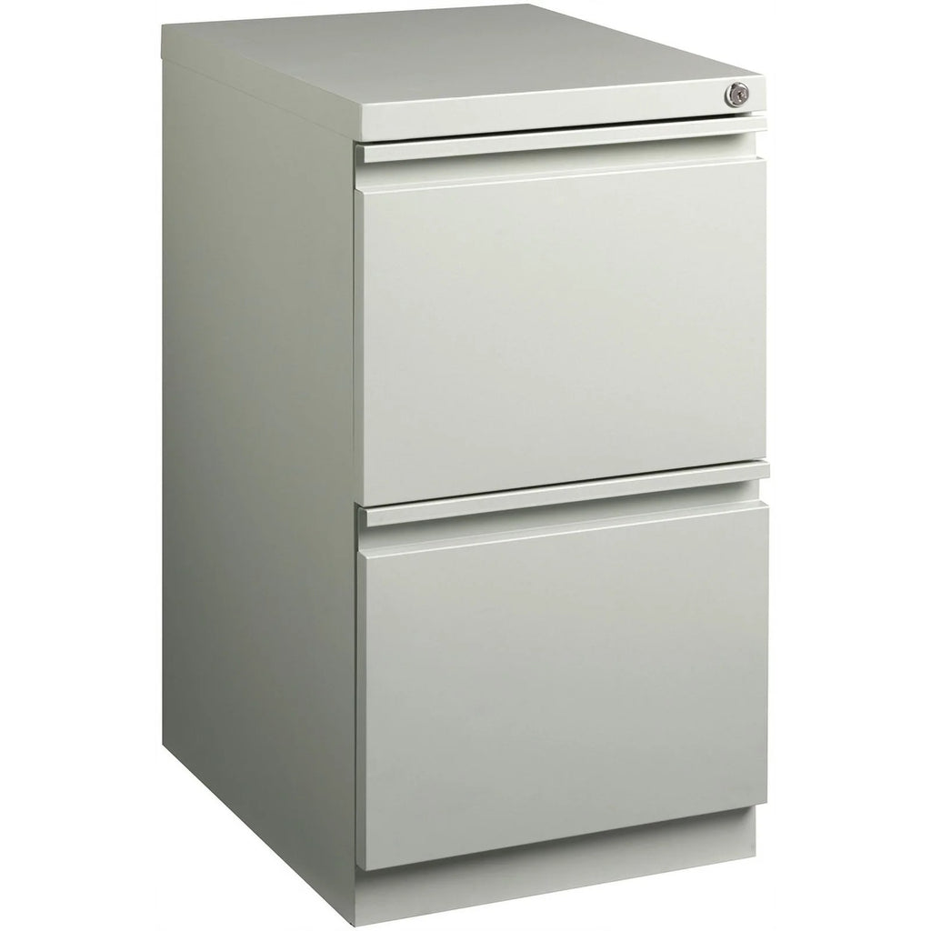 Light Gray 2-Drawer Metal Mobile File Cabinet P5368