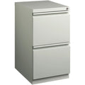 Light Gray 2-Drawer Metal Mobile File Cabinet P5368