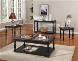 Vintage Burnished Black Occasional Tables L704