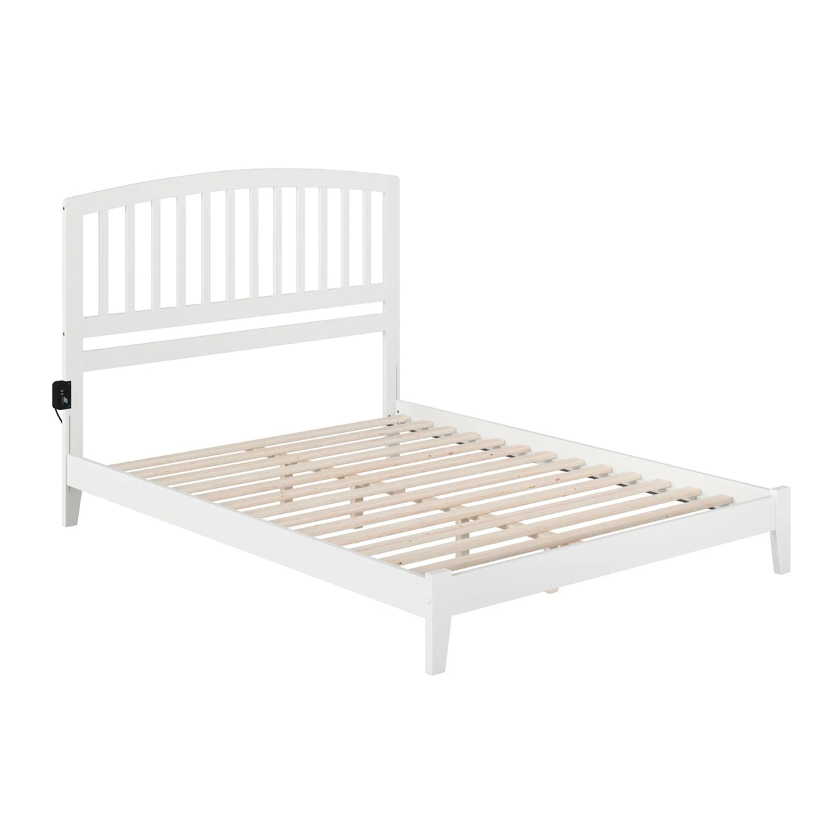 White Queen Platform Bed O3148