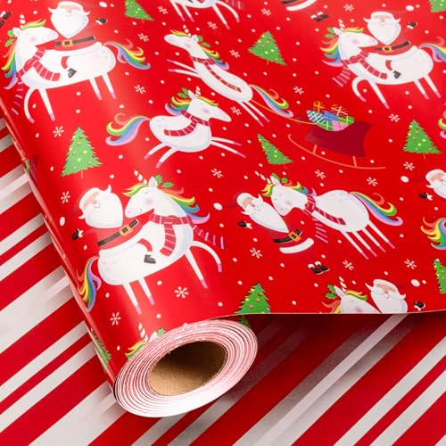Kraft Wrapping Paper Roll with Cut Lines on Reverse, 17 Inch x 32.8 Feet D670303