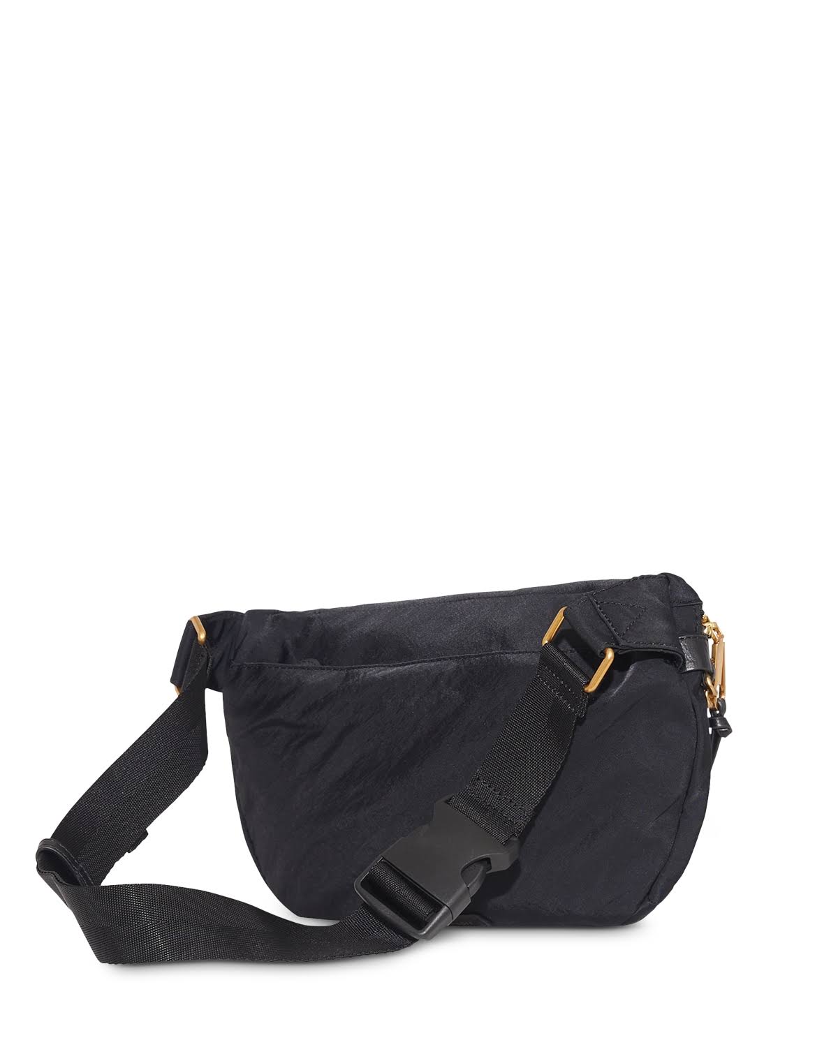 Black Nylon Belt Bag W703