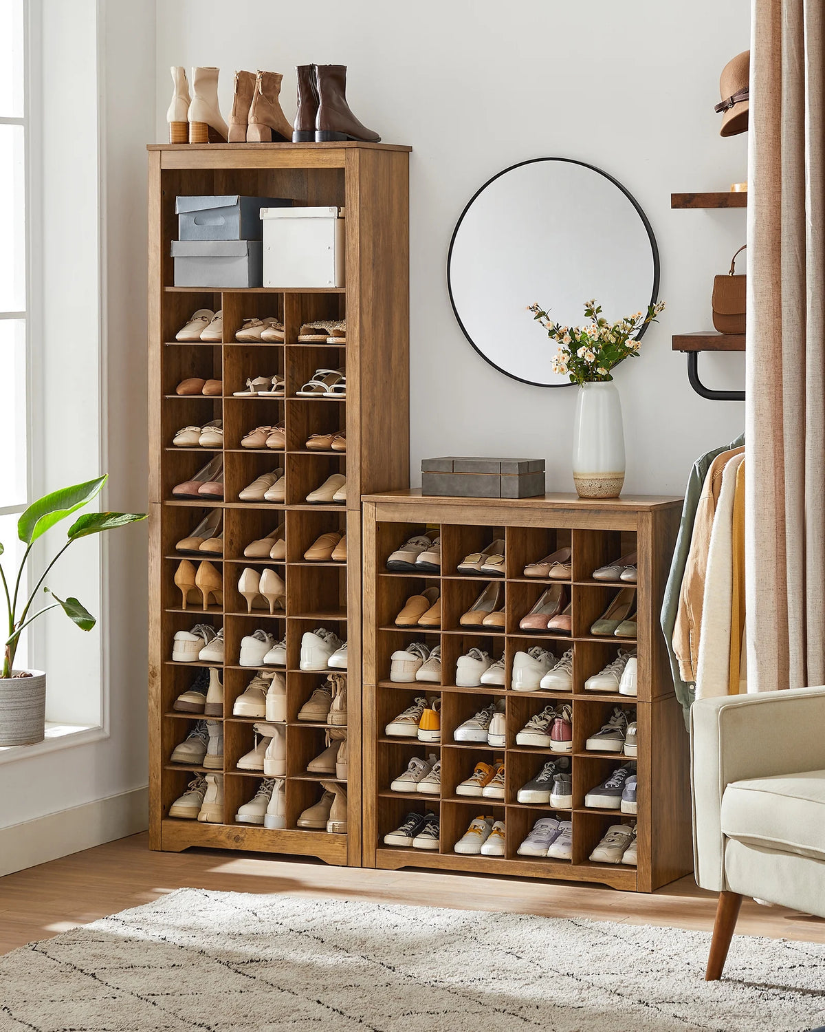 10-Tier Shoe Storage Cabinet E858