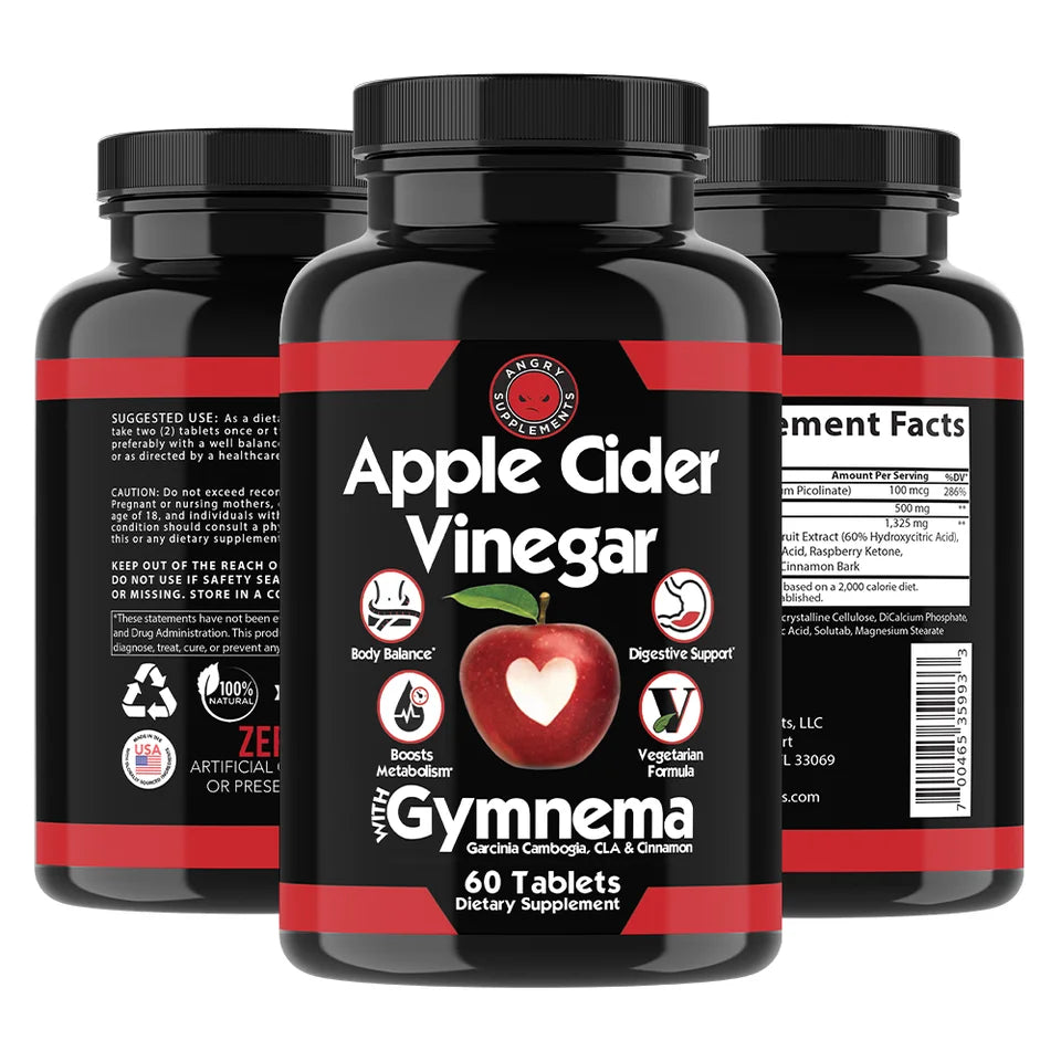Apple Cider Vinegar Garcinia Pills 60 Tablets Y696131