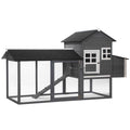 Wooden Chicken Coop with Run Nesting Box K20793